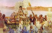 Alma Tadema The Finding of Moses USA oil painting artist